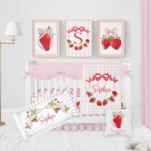 Strawberry crib sheet cheap
