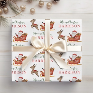 Carta da regalo personalizzata di Babbo Natale, carta da regalo natalizia personalizzata con nome, carta da regalo natalizia personalizzata, regali personalizzati