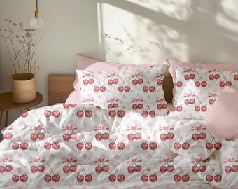 Spannbettlaken-Set Für Mädchen – Rosa Mit Schleife & Glitzer, Polyester-Mikrofaser, Inkl. Kissenbezug, Verschiedene Größen