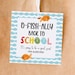 O-fish-ally Back to School Tag Template, Printable First Day of School ...
