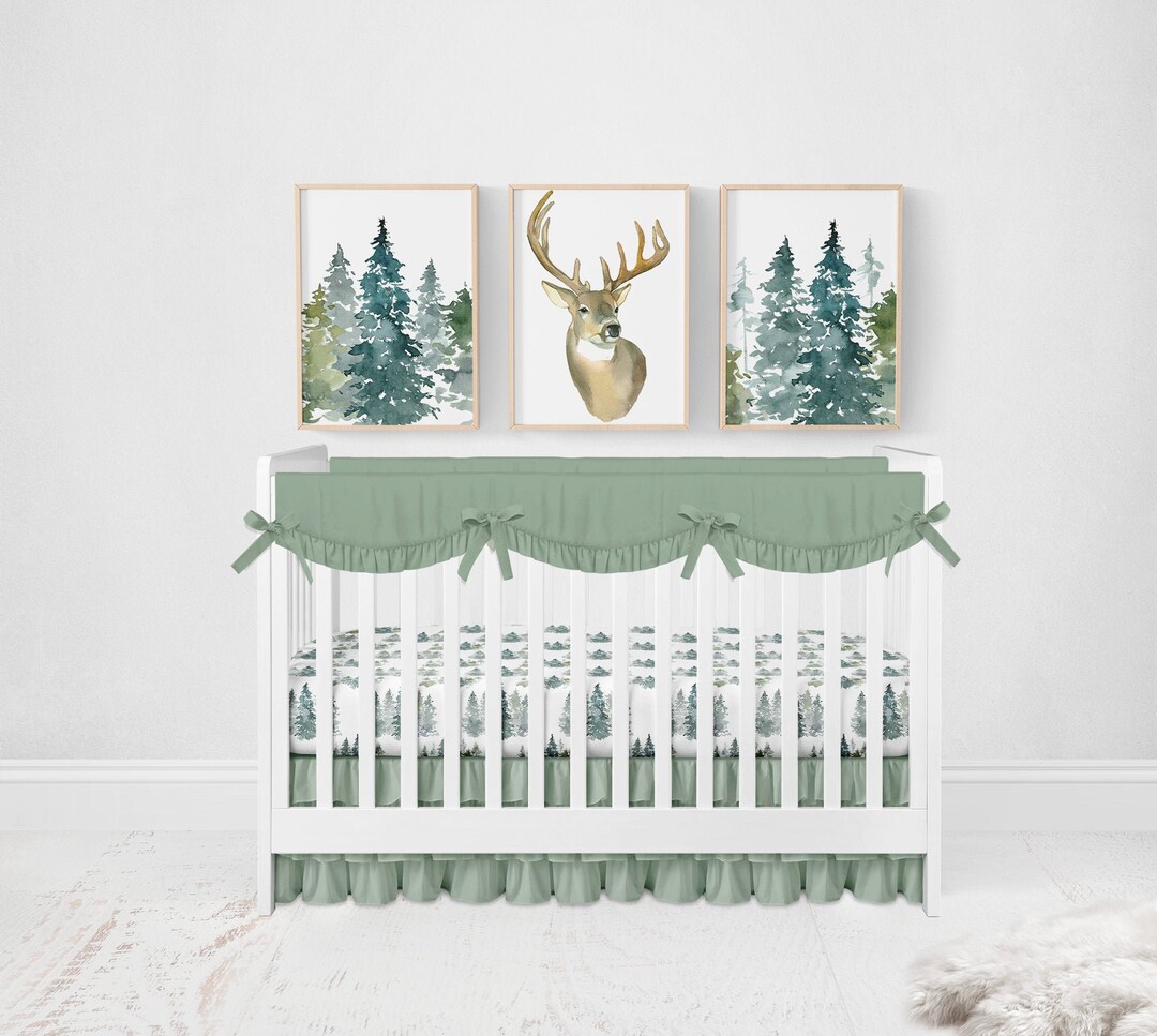 Forest Nursery Prints, Forest Nursery Decor, Set of 3 Prints, Baby Boy ...