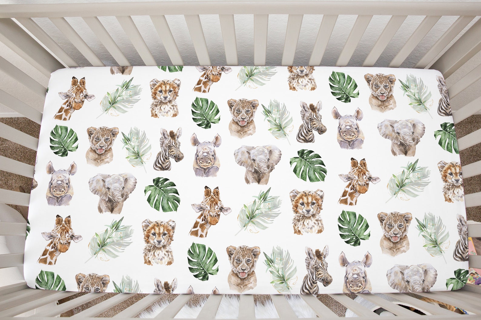 Safari Crib Bedding Set Baby Boy Bedding Crib Bedding Set Etsy