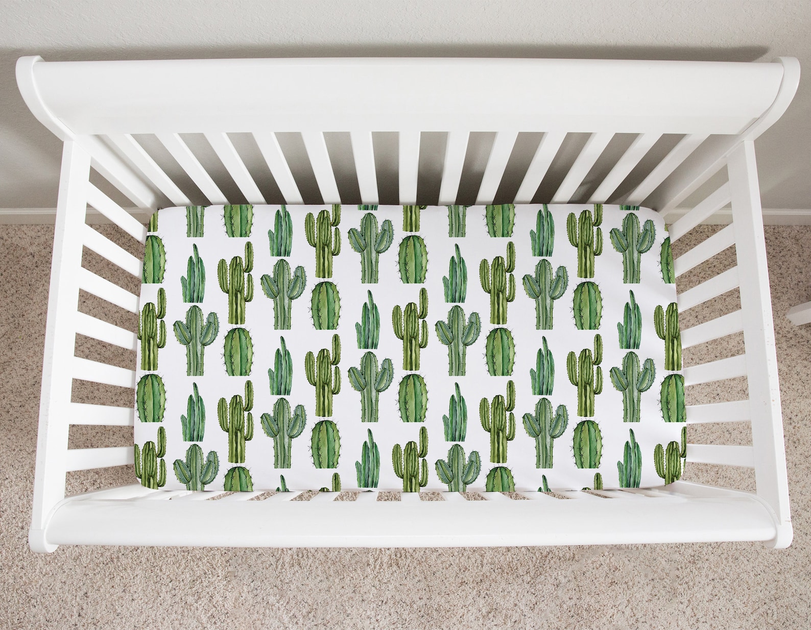 Cactus Crib Bedding Set Boy Baby Boy Crib Bedding Cactus Etsy