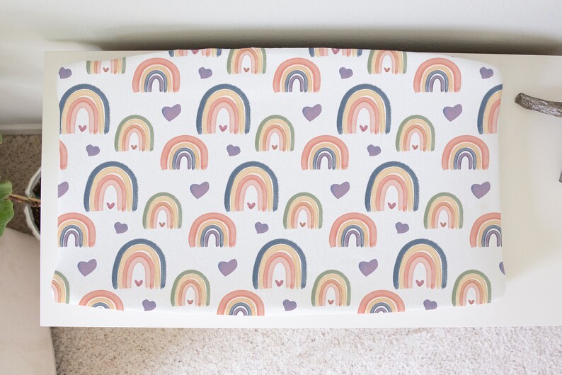 You Are My Sunshine Rainbow Nursery Bedding Set Rainbow Crib Etsy