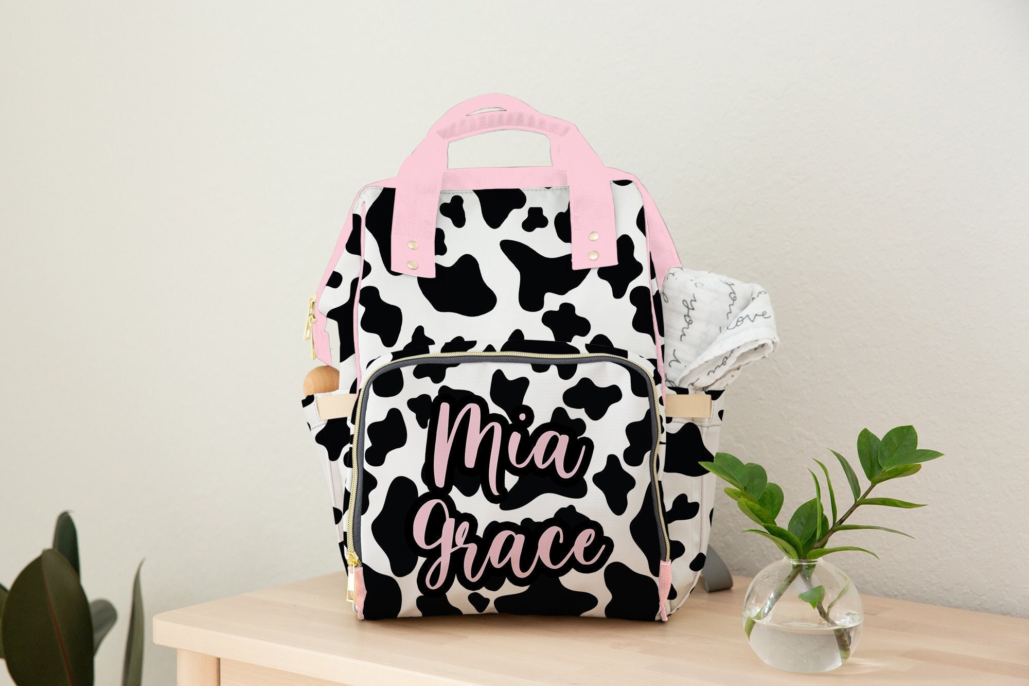 Oinimi animal bag (cow pink) ナップサック y2k Oinimi animal bag (cow pink) ナップサック y2k - メルカリ