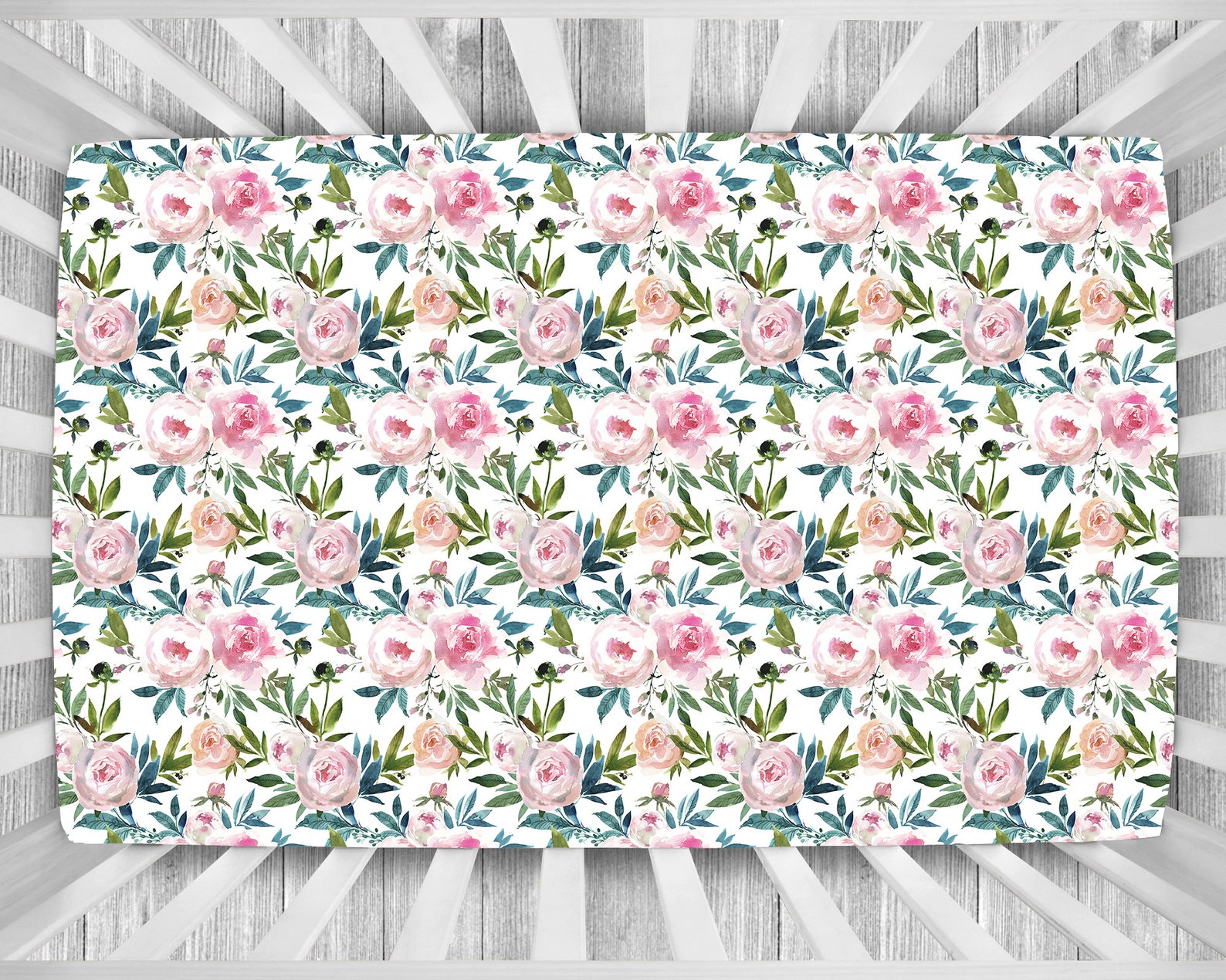 Hedgehog Crib Bedding Set Floral Crib Bedding Woodland Etsy