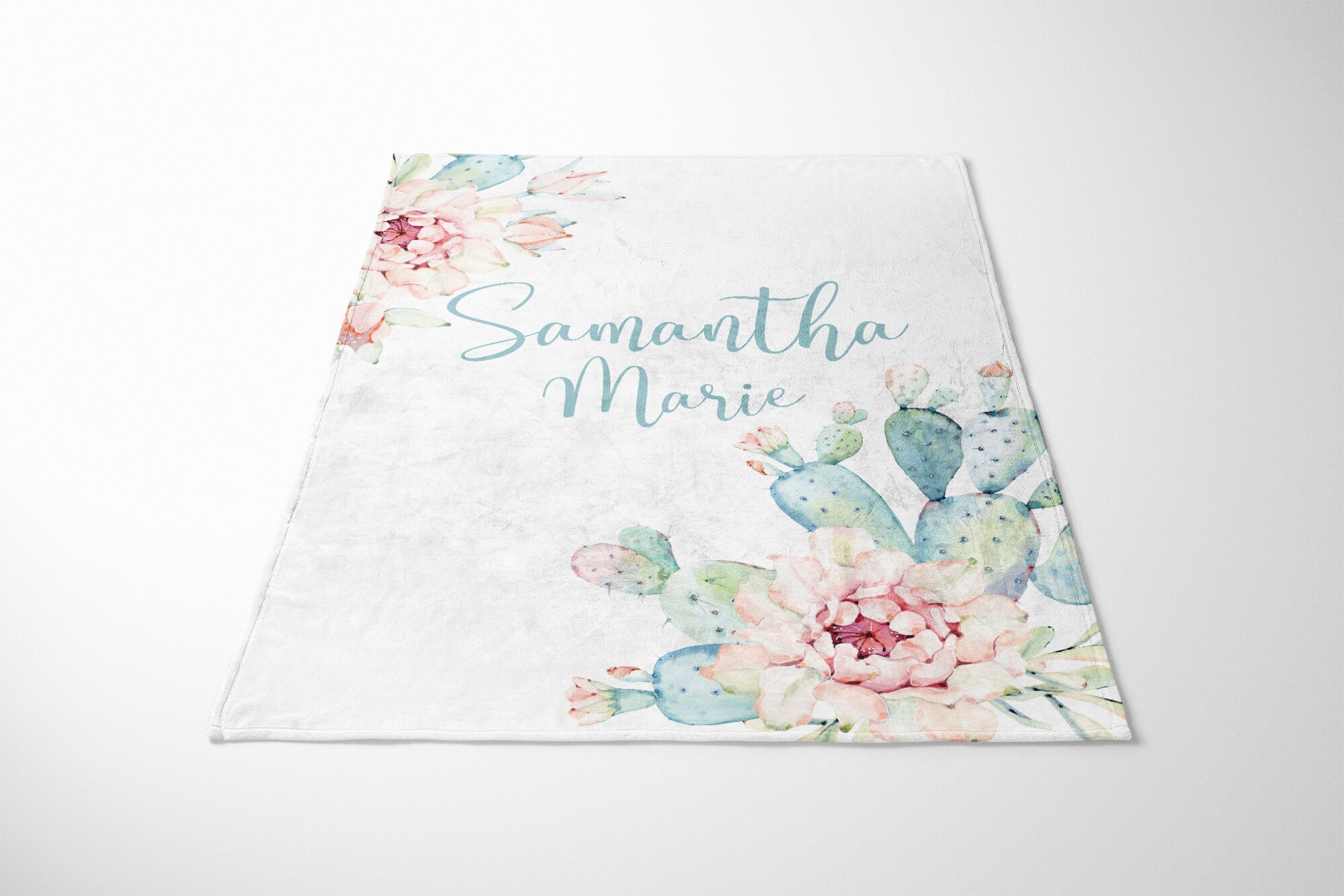 Cactus Crib Bedding Set Cactus Nursery Bedding Baby Girl Etsy