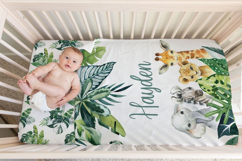 Safari Crib Bedding Set Crib Bedding Set Boy Safari Nursery Etsy