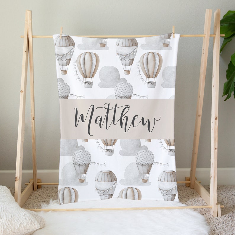 Hot Air Balloon Crib Bedding Set Neutral Crib Bedding Hot Etsy