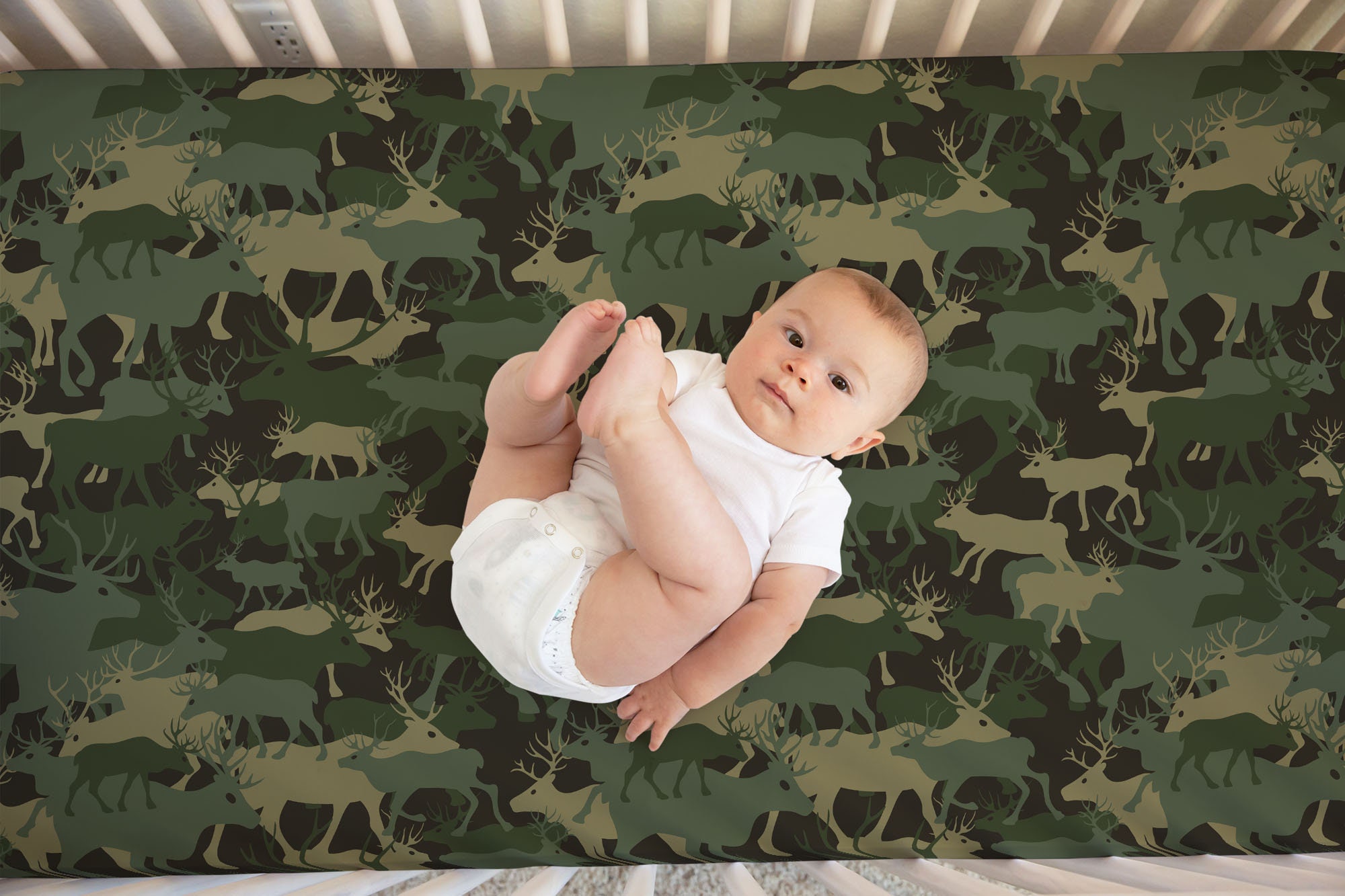 Deer Camo Baby Bedding Duck Hunting Baby Bedding Baby Boy Etsy Canada