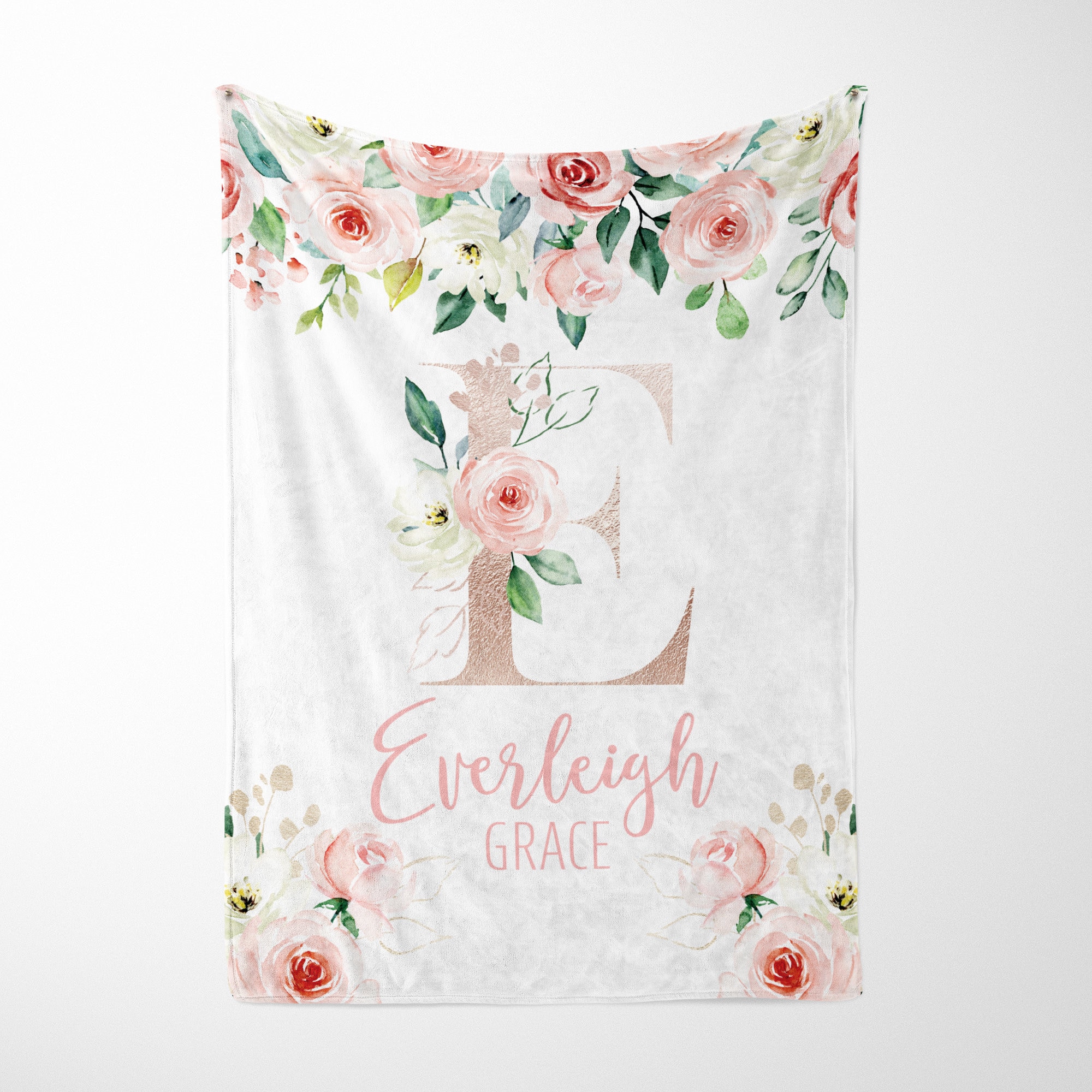 Pink Floral Crib Bedding Set Baby Girl Crib Bedding Etsy