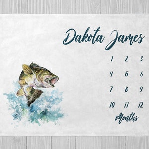 Fishing milestone blanket sales