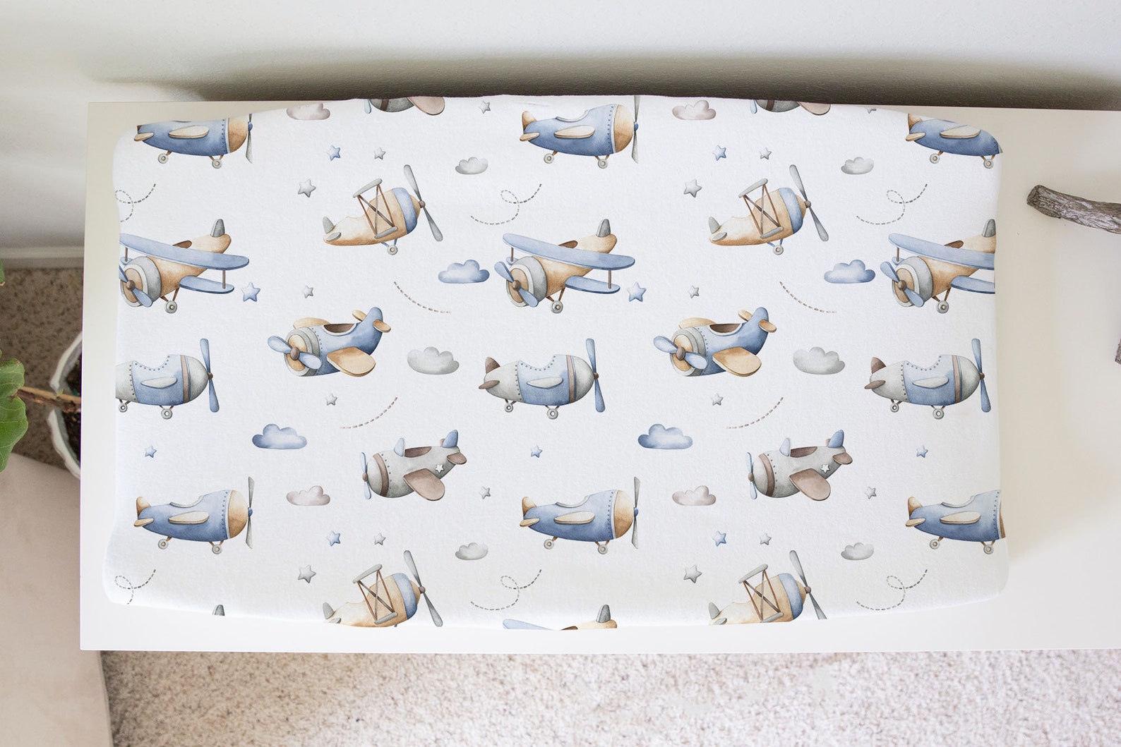 Airplane Crib Bedding Set Boy Baby Boy Crib Bedding Sets Etsy