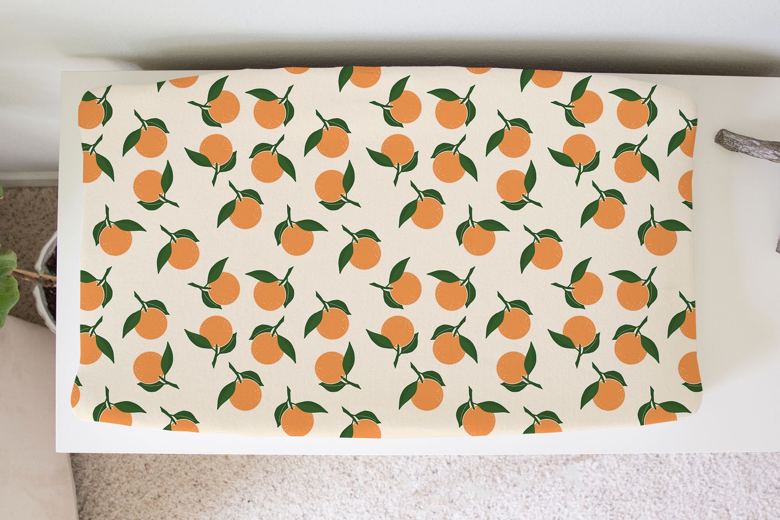 Baby Girl Crib Bedding Set Orange Blossom Baby Bedding Etsy