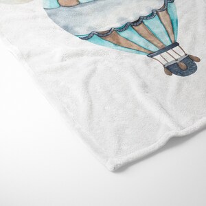 Hot Air Balloon Baby Milestone Blanket, Baby Boy Milestone Blanket ...
