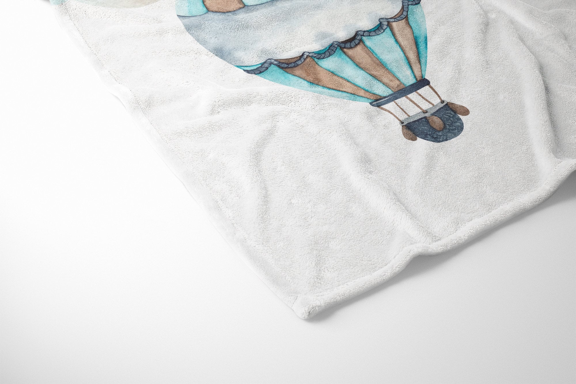 Hot Air Balloon Baby Milestone Blanket, Baby Boy Milestone Blanket ...