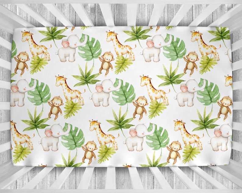 Jungle Nursery Bedding Set Safari Baby Bedding Safari Etsy