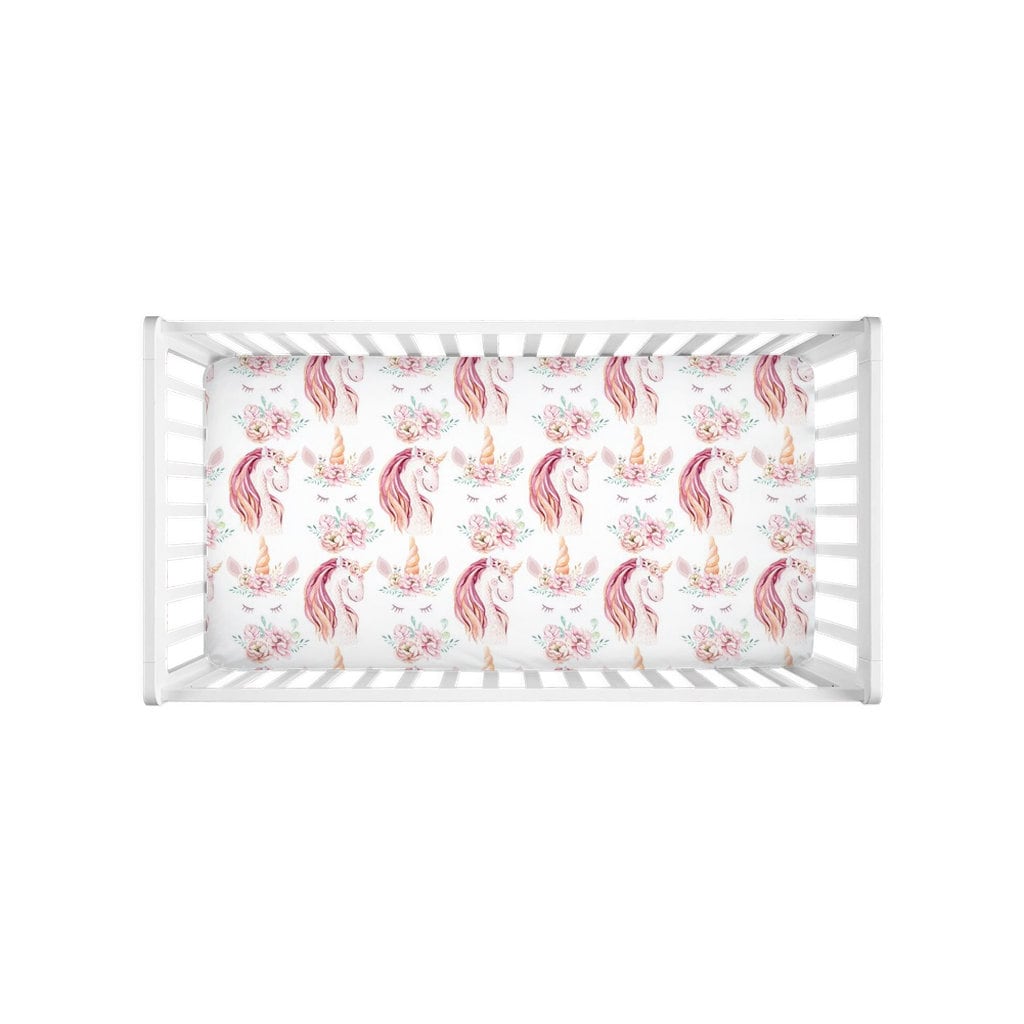 Unicorn Crib Sheet Unicorn Crib Bedding Unicorn Nursery Etsy