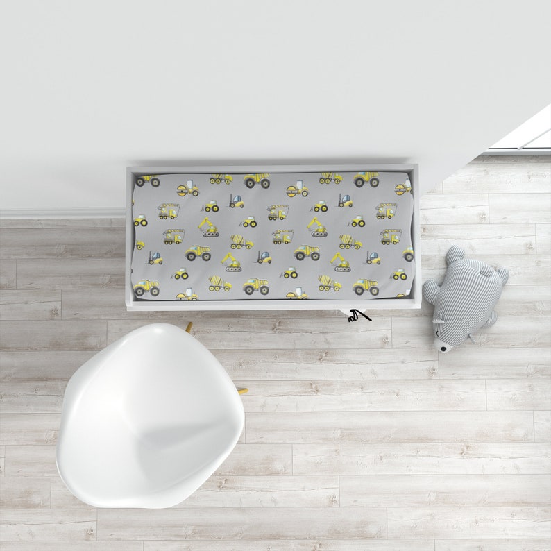 Construction Baby Boy Crib Bedding Set Boy Crib Bedding Etsy