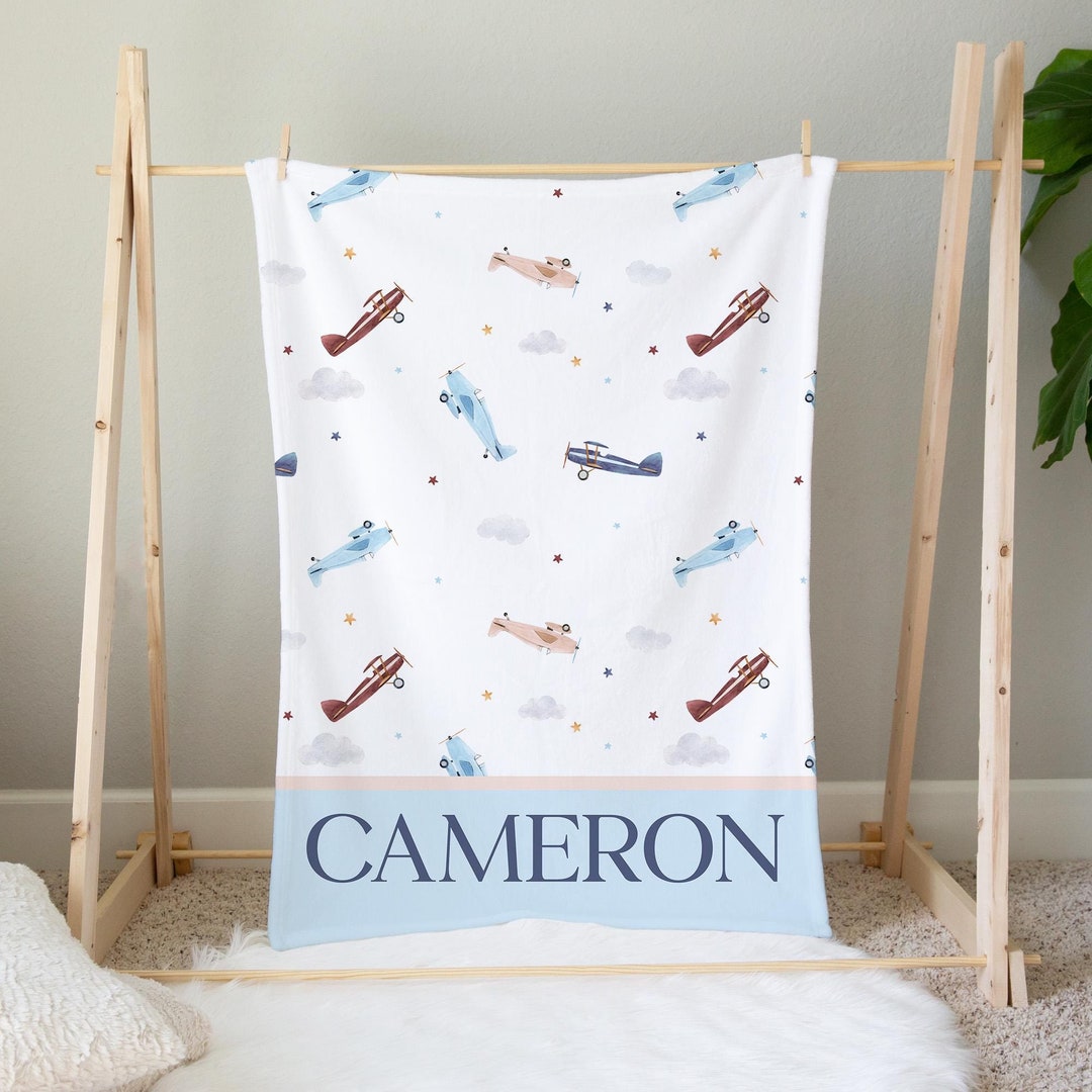 Airplane Baby Blanket main image 1