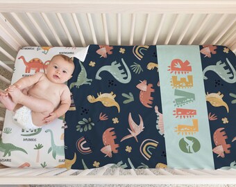 恐竜ベビーベッド寝具セット、男の子用ベビーベッド寝具、恐竜ベビー