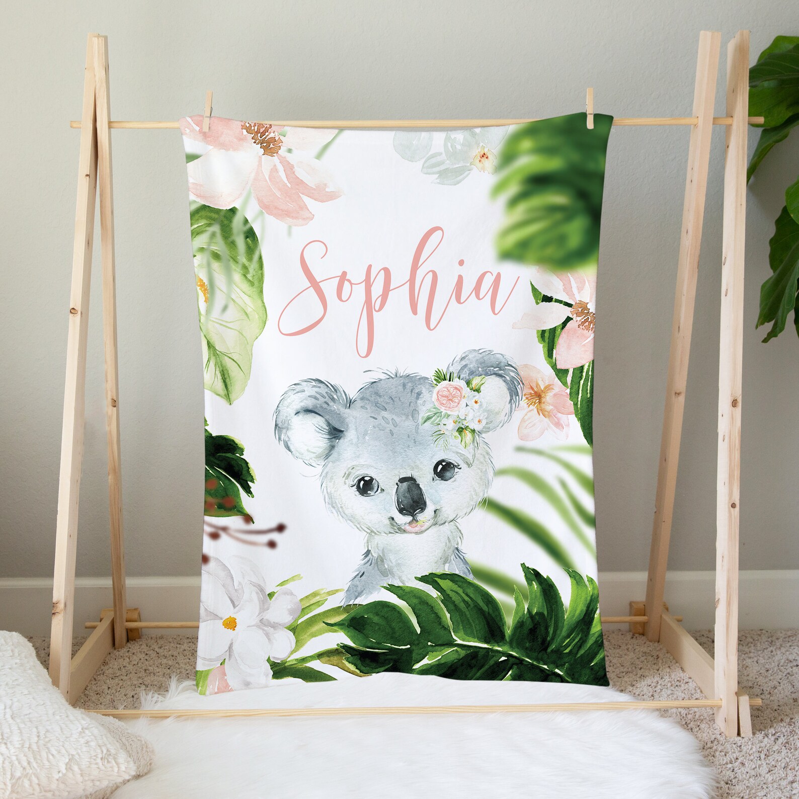 Koala Crib Bedding Set Baby Girl Crib Bedding Koala Nursery Etsy