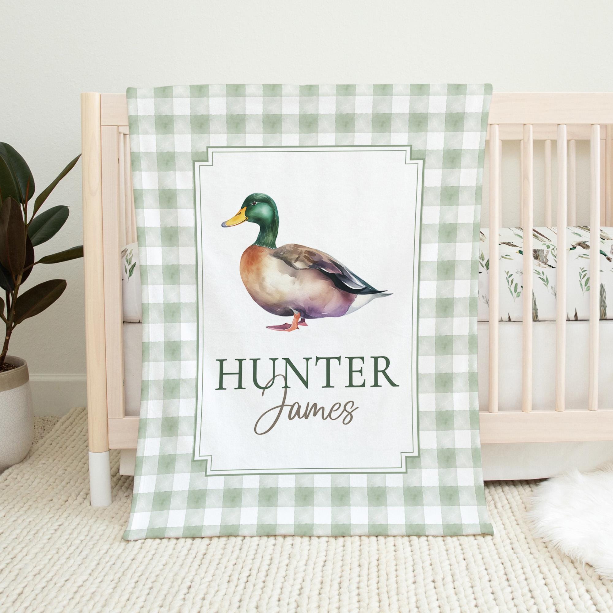 Mallard Duck Crib Bedding Set Boy, Baby Boy Crib Bedding, Duck Hunting ...