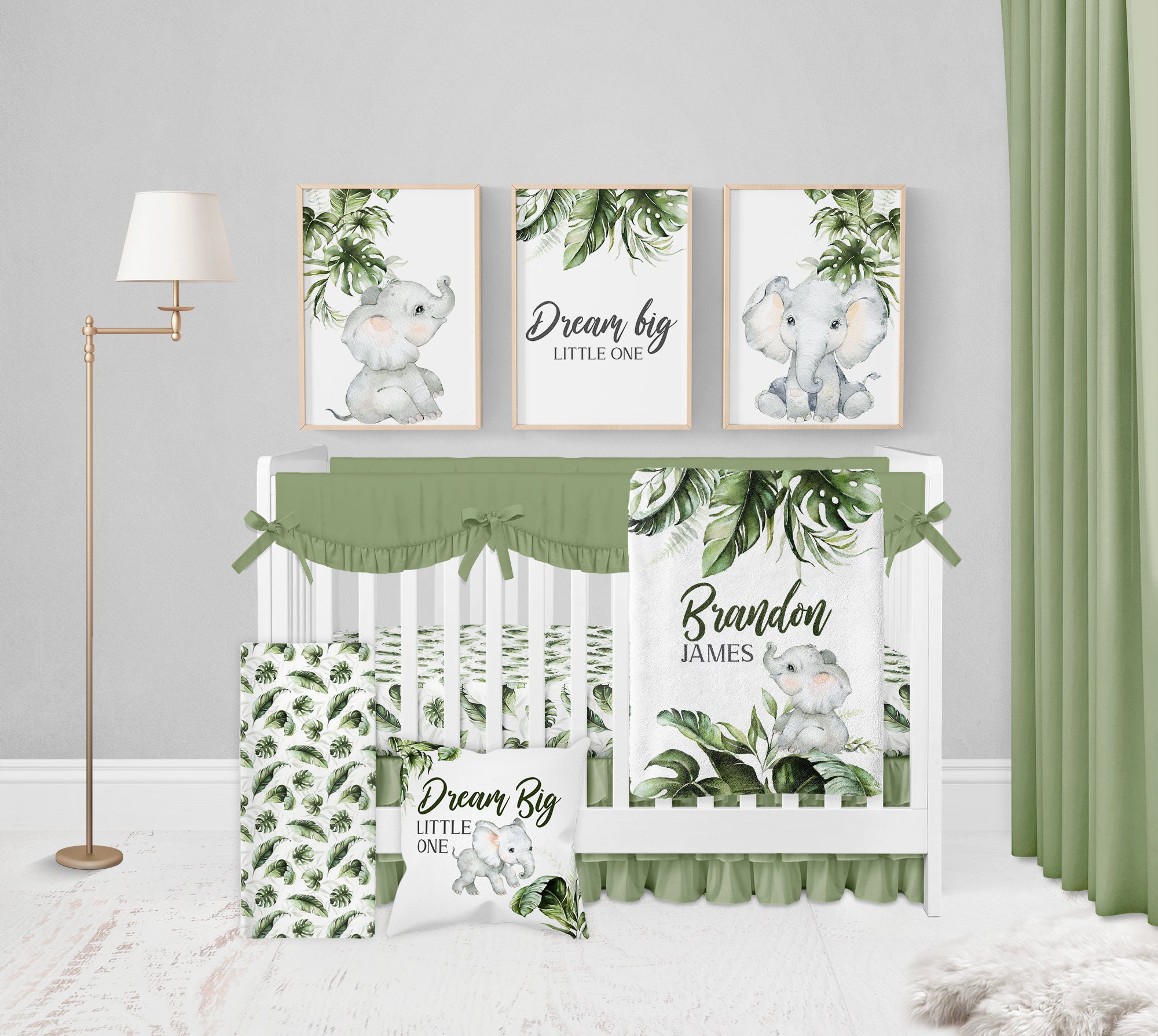 Baby Boy Crib Bedding Safari Crib Sheet Crib Sheets Boy Etsy