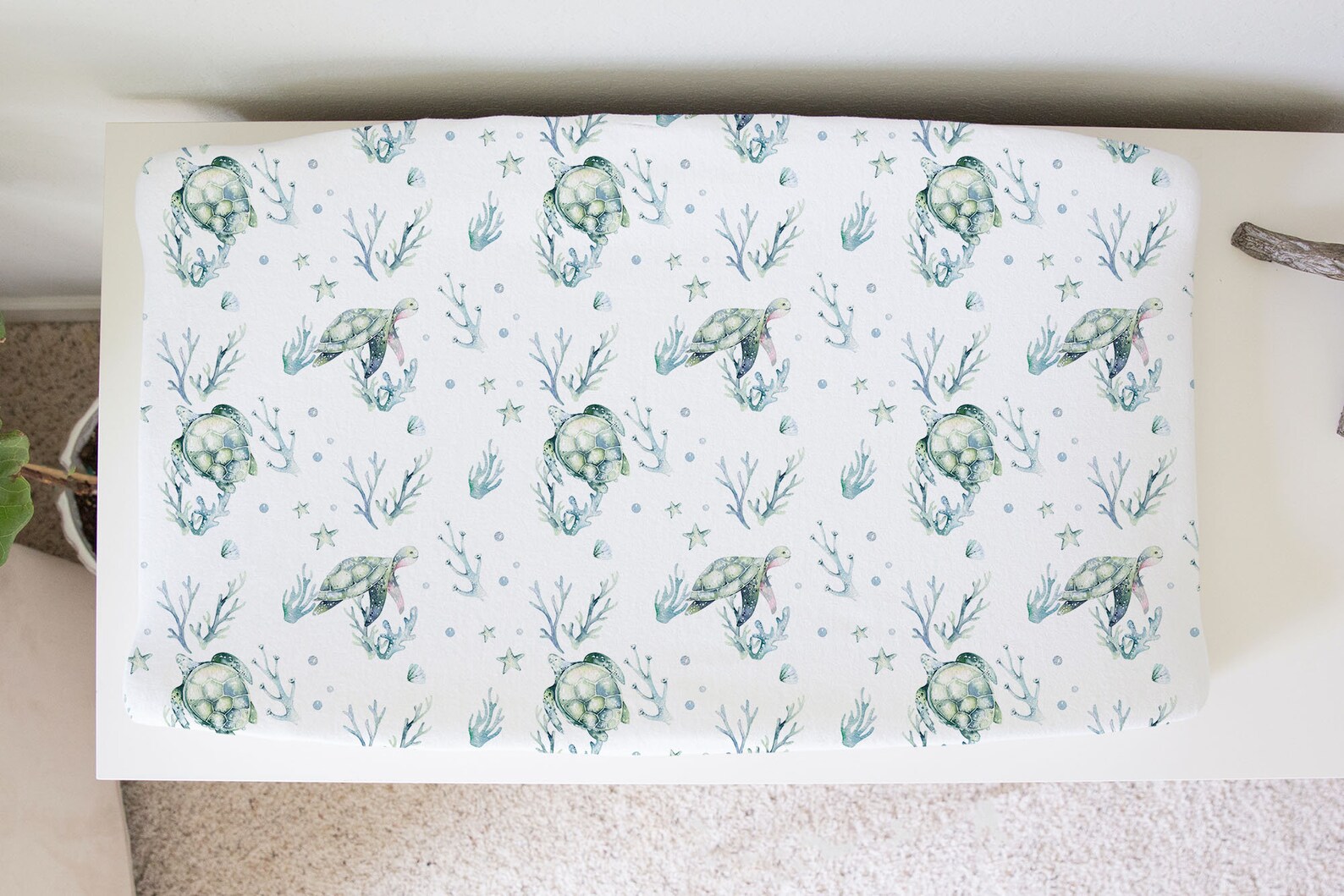 Sea Turtle Crib Bedding Set Boy Crib Bedding Sea Turtle Etsy