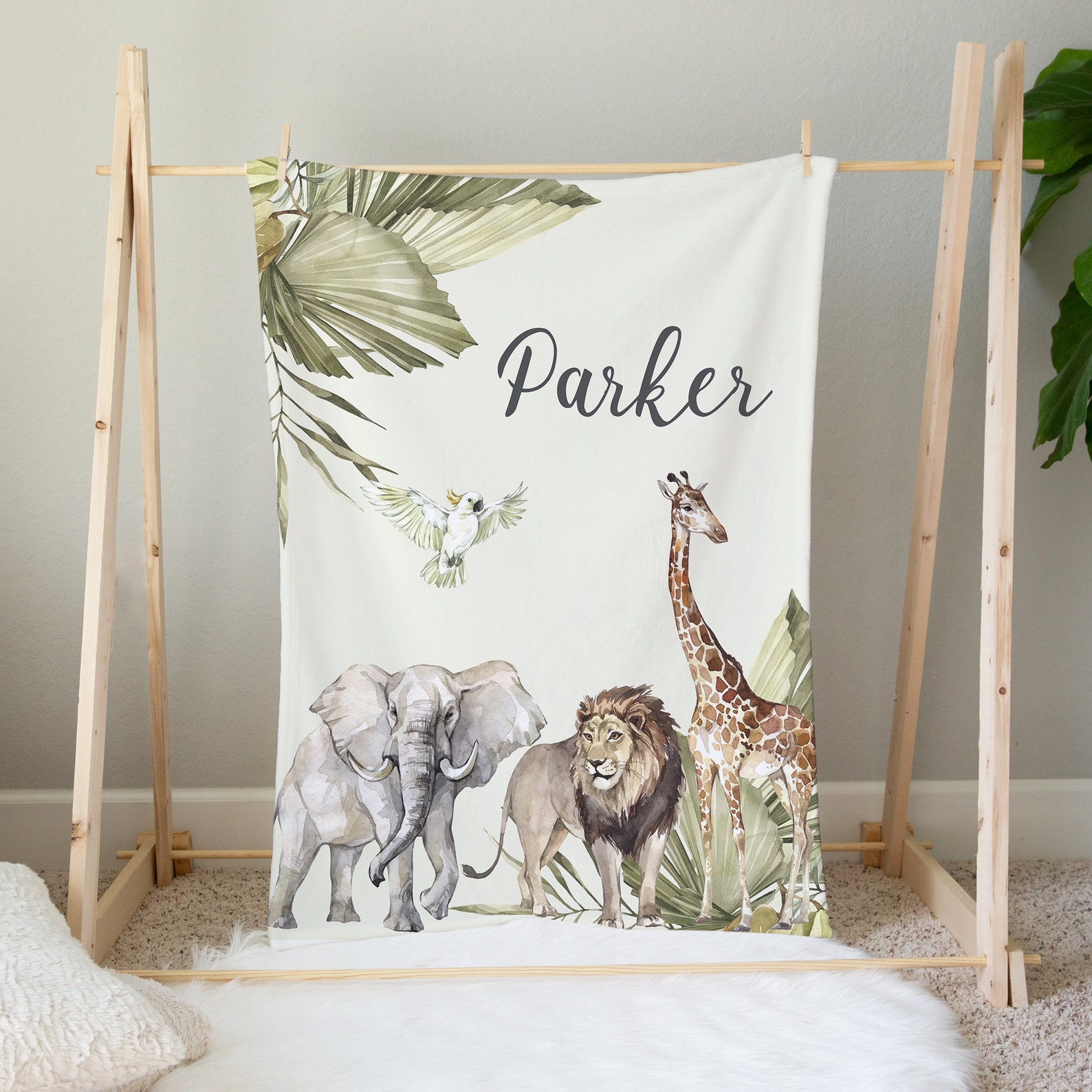 Safari Crib Bedding Set Safari Animal Baby Bedding Set Etsy