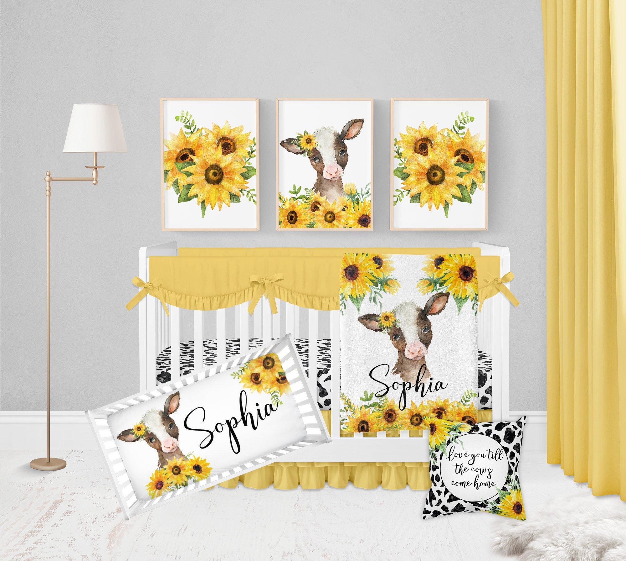 Cow print crib bedding hotsell