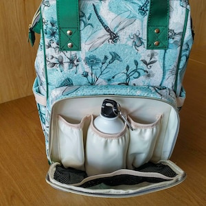 Custom Diaper Bag, Dinosaur Diaper Bag Multiuse Backpack, Boy Diaper Bag Backpack, Baby Shower Gift, Personalized Baby Bag Boy, New Mom Gift image 9