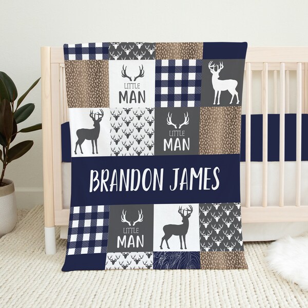 Navy Baby Bedding Etsy
