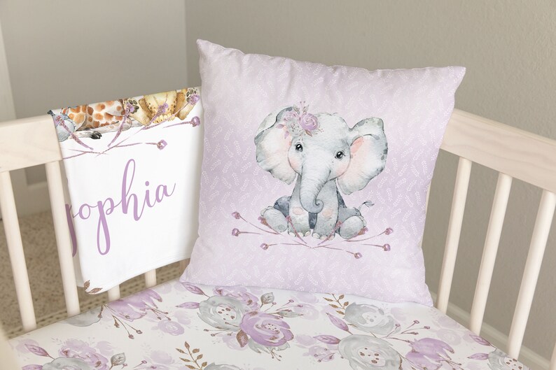 Safari Crib Bedding Set Crib Bedding Set Girl Safari Animal Etsy