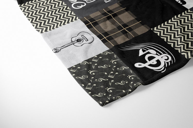 Guitar Crib Bedding Set Baby Boy Crib Bedding Set Music Theme Etsy