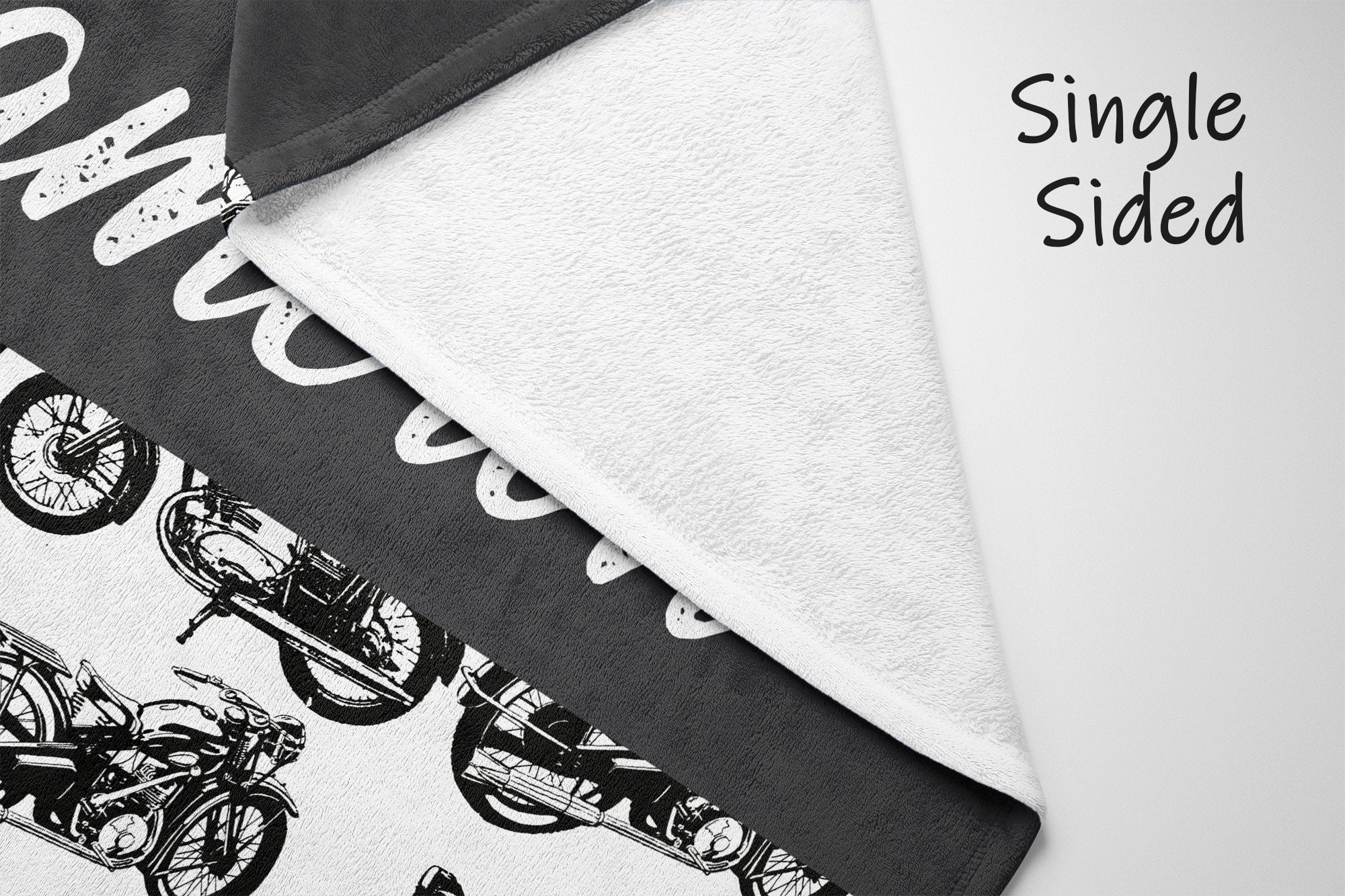Personalized Motorcycle Blanket Motorcycle Baby Blanket Baby Etsy