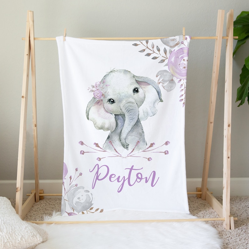 Elephant Baby Bedding Set Baby Girl Crib Bedding Set Etsy
