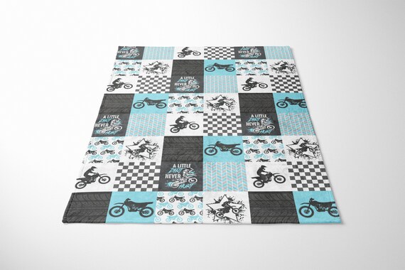 Motocross baby blanket shop