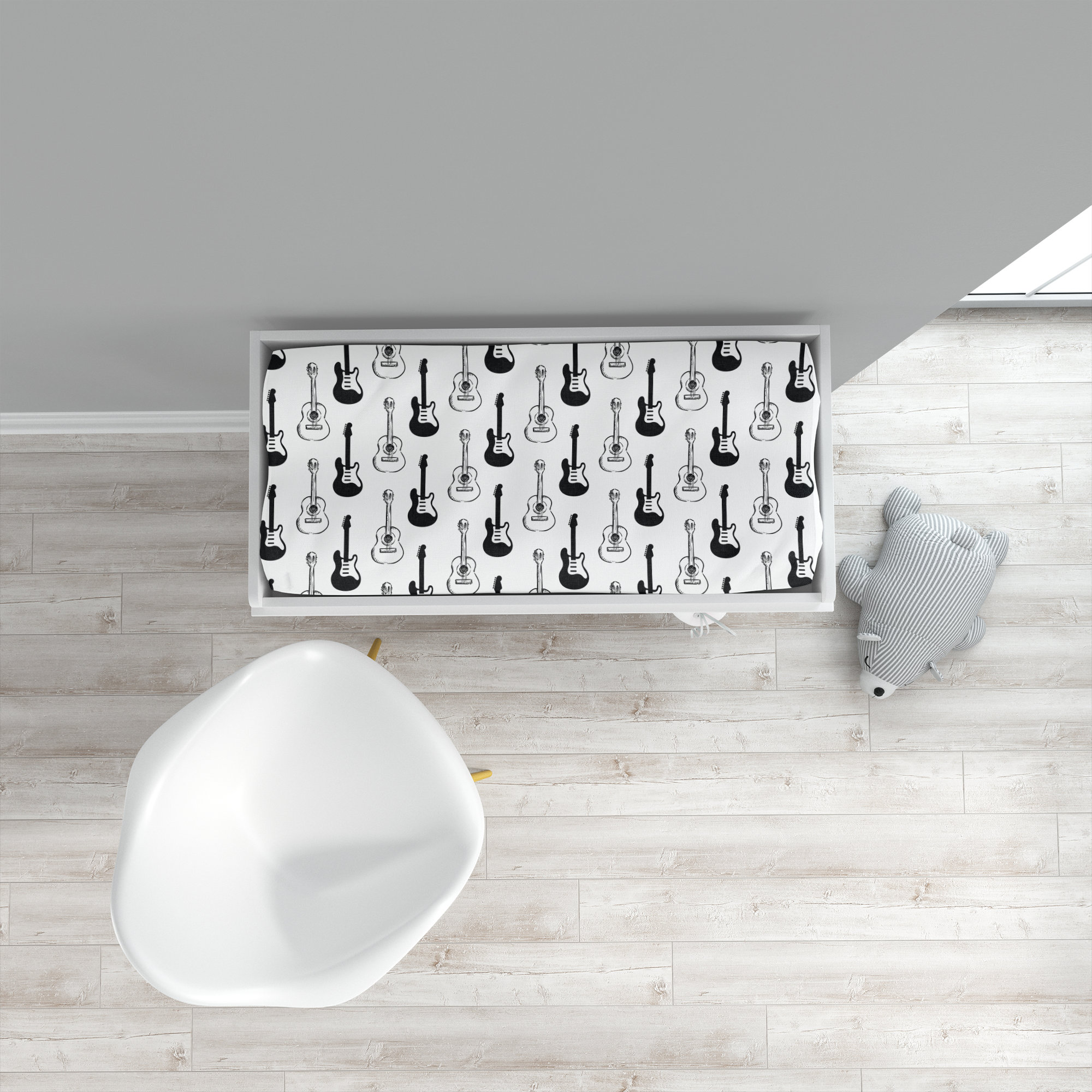 Guitar Crib Bedding Set Baby Boy Crib Bedding Set Music Theme Etsy