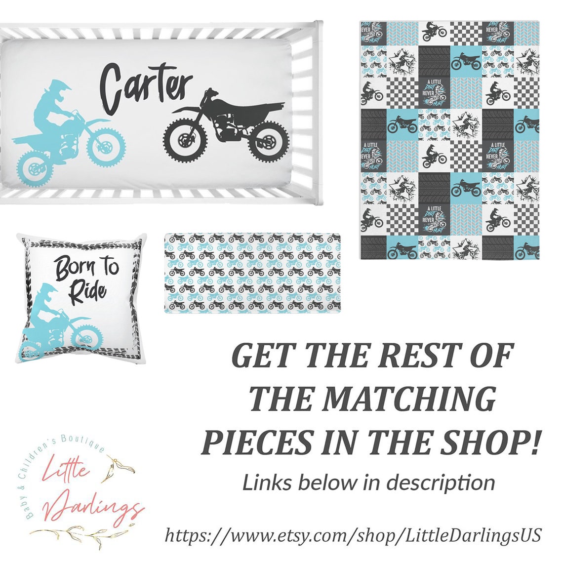 Motocross Crib Sheet Dirt Bike Crib Sheet Crib Sheets Boy Etsy