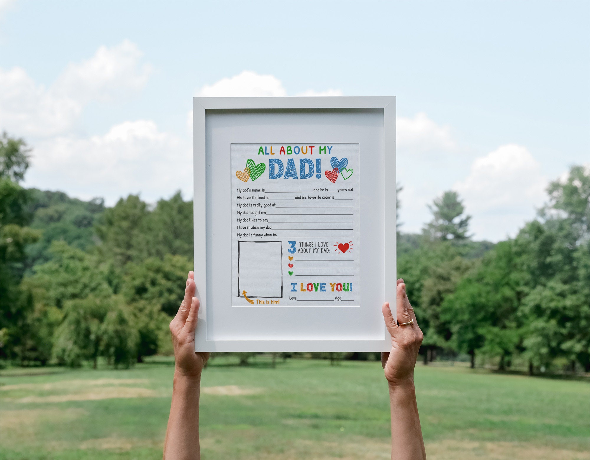 All About My Dad Printable, Fathers Day Gift From Kids Interview, Dad ...
