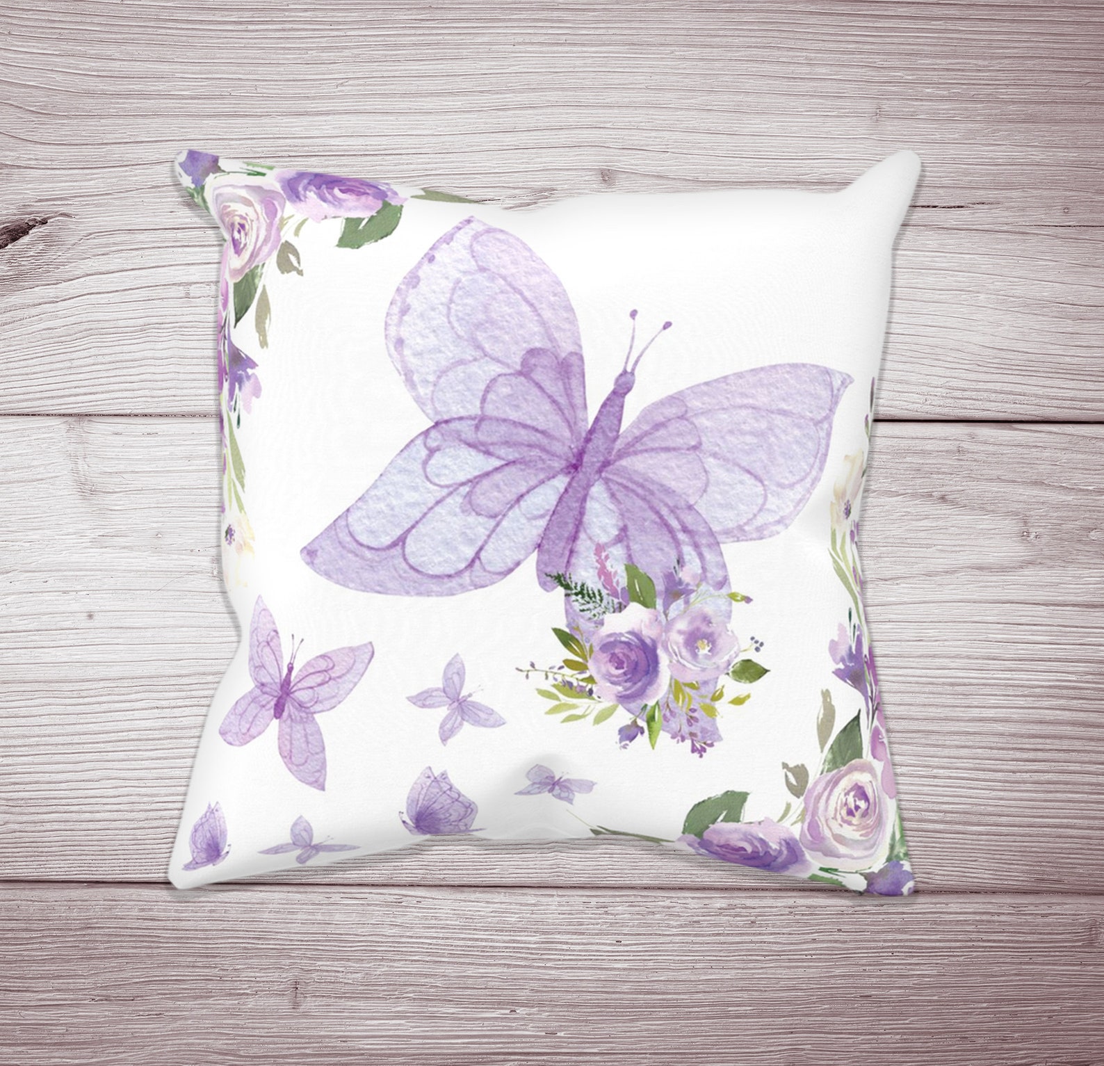 Purple Butterfly Crib Bedding Set Baby Girl Crib Bedding Set Etsy