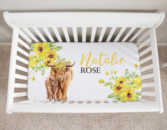 Crib sheets cheap personalized