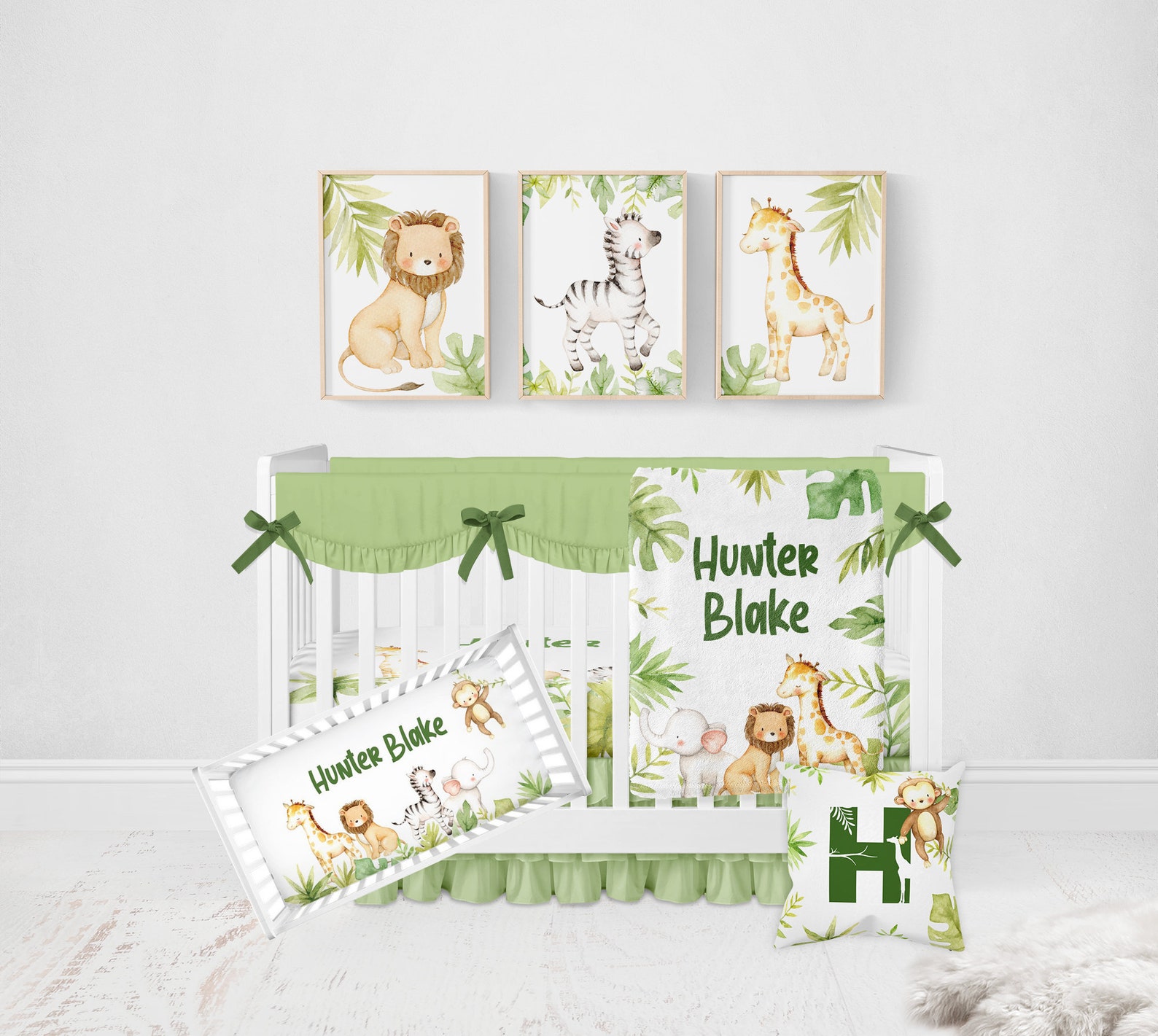 Safari Baby Bedding Safari Nursery Baby Boy Bedding Safari Etsy