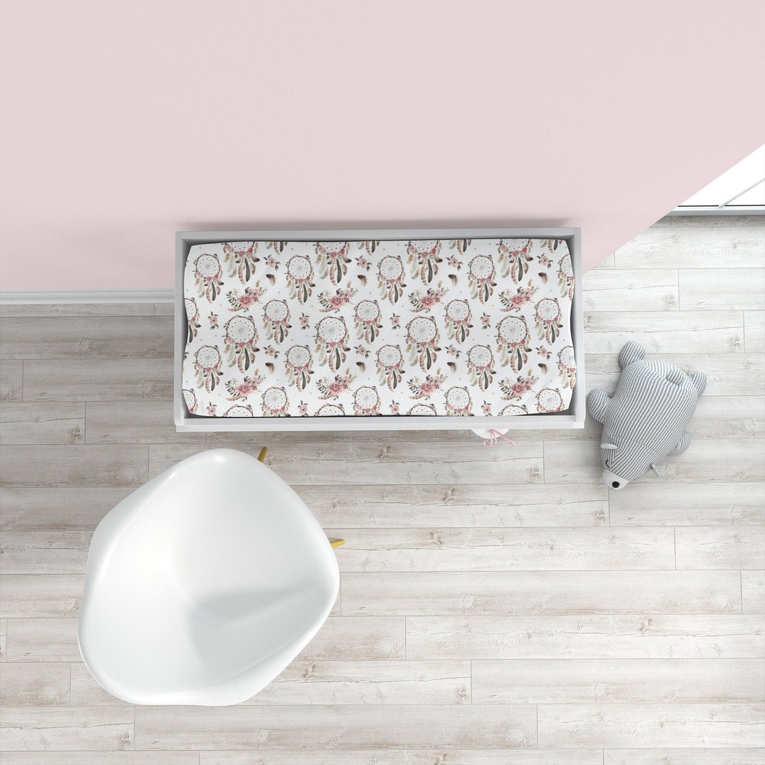 Boho Changing Pad Cover Dreamcatcher Changing Pad Cover Boho Etsy