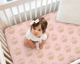 Princess Crib Sheet, Crib Sheets Girl, Baby Girl Crib Bedding, Princess Crib Bedding, Princess Nursery, Pink Crib Sheets, Princess Bedding
