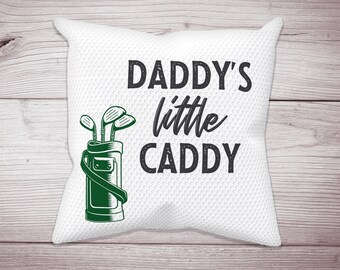 Golf Nursery Pillow, Daddy's Little Caddy, Golf Crib Bedding, Golf Nursery Decor, Golf Baby Bedding, Baby Boy Sports Nursery, Golf Pillow