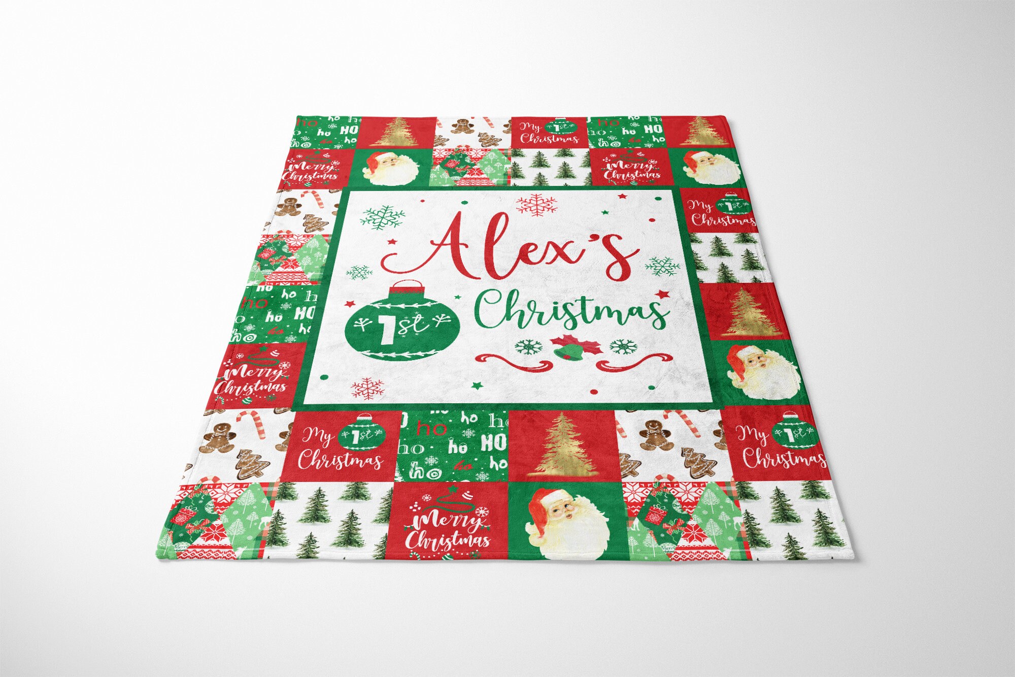 Baby's first christmas blanket new arrivals