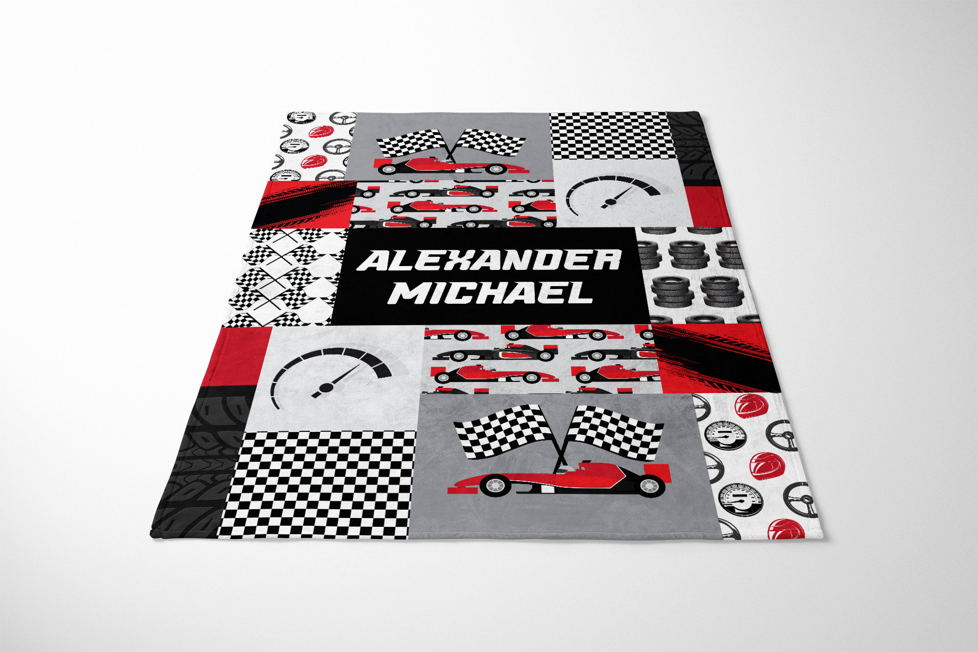Personalized Race Car Baby Blanket Baby Boy Blanket Baby Etsy