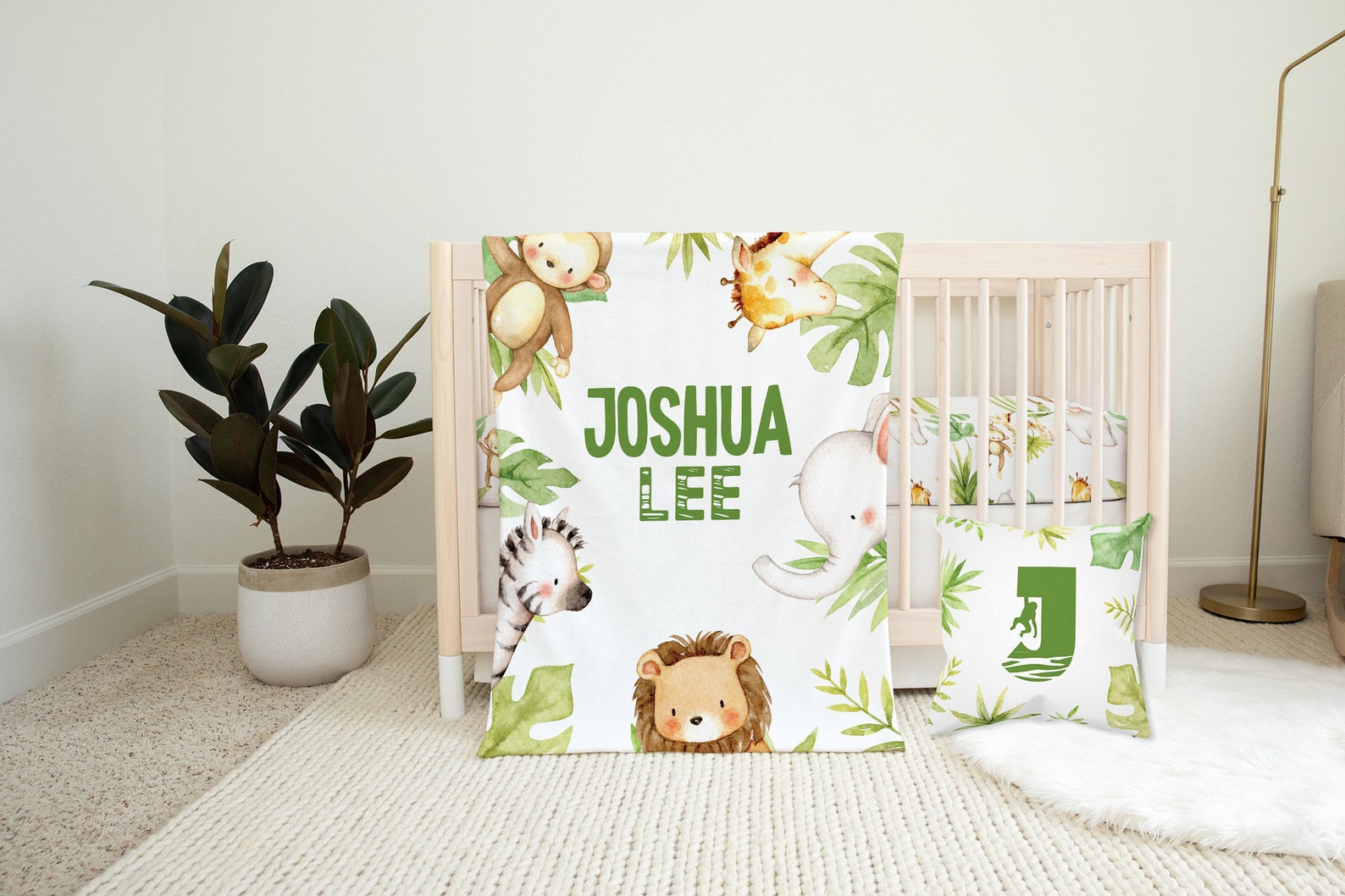 Jungle Nursery Bedding Set Safari Baby Bedding Safari Etsy
